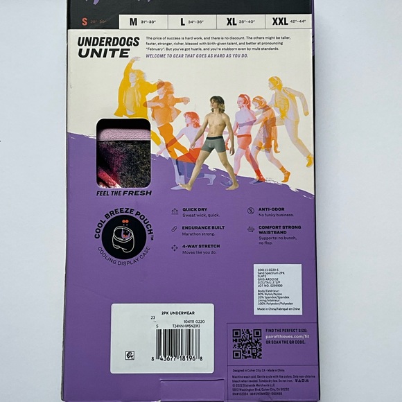 Pair of Thieves Hustle Boxer Briefs Men,2-pack, Tie Dye S - Picture 6 of 13